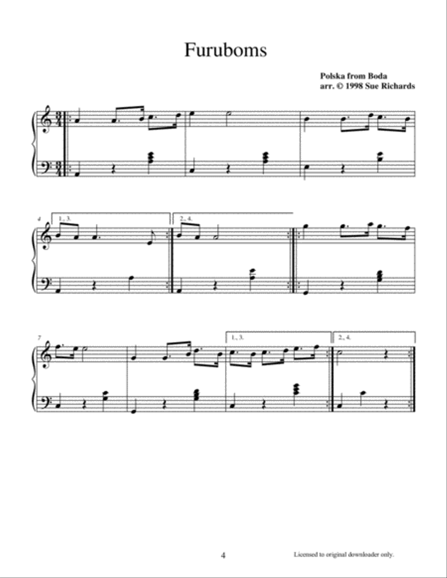 A Scandinavian Tunebook Harp scores gallery preview page 5