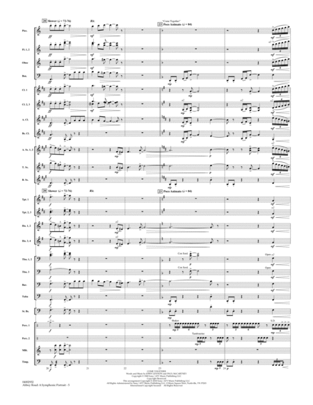 Abbey Road - A Symphonic Portrait - Full Score