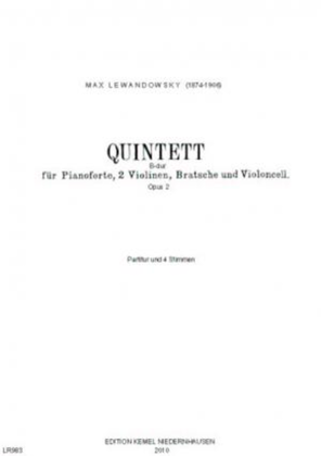Book cover for Quintett B-dur