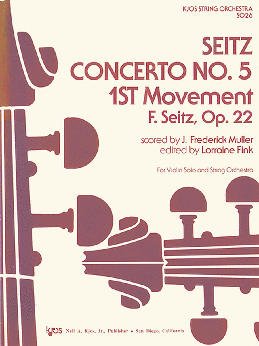 Seitz Concerto No. 5, 1st Movement (Violin Solo)