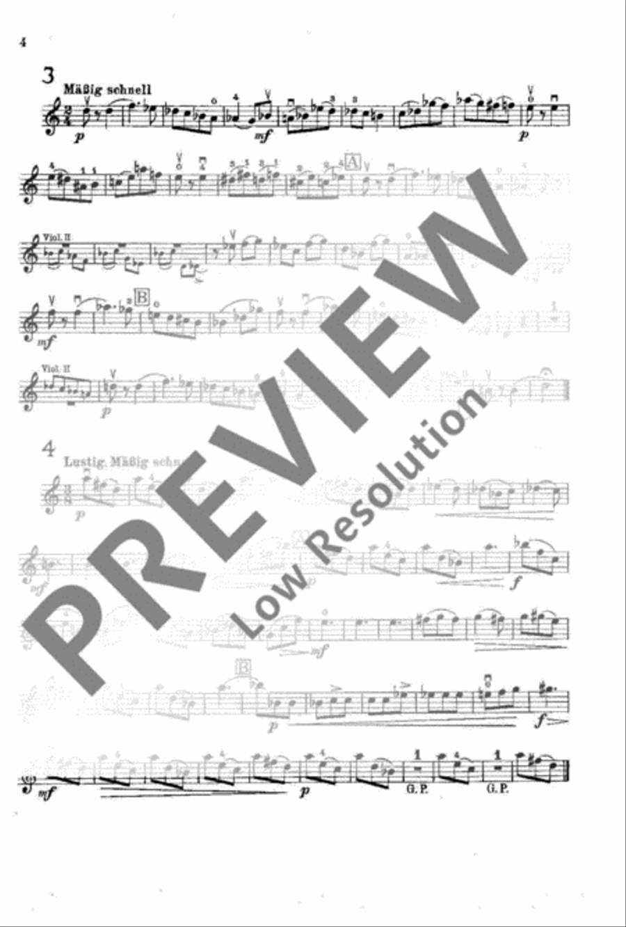 Eight Pieces Violin scores gallery preview page 5