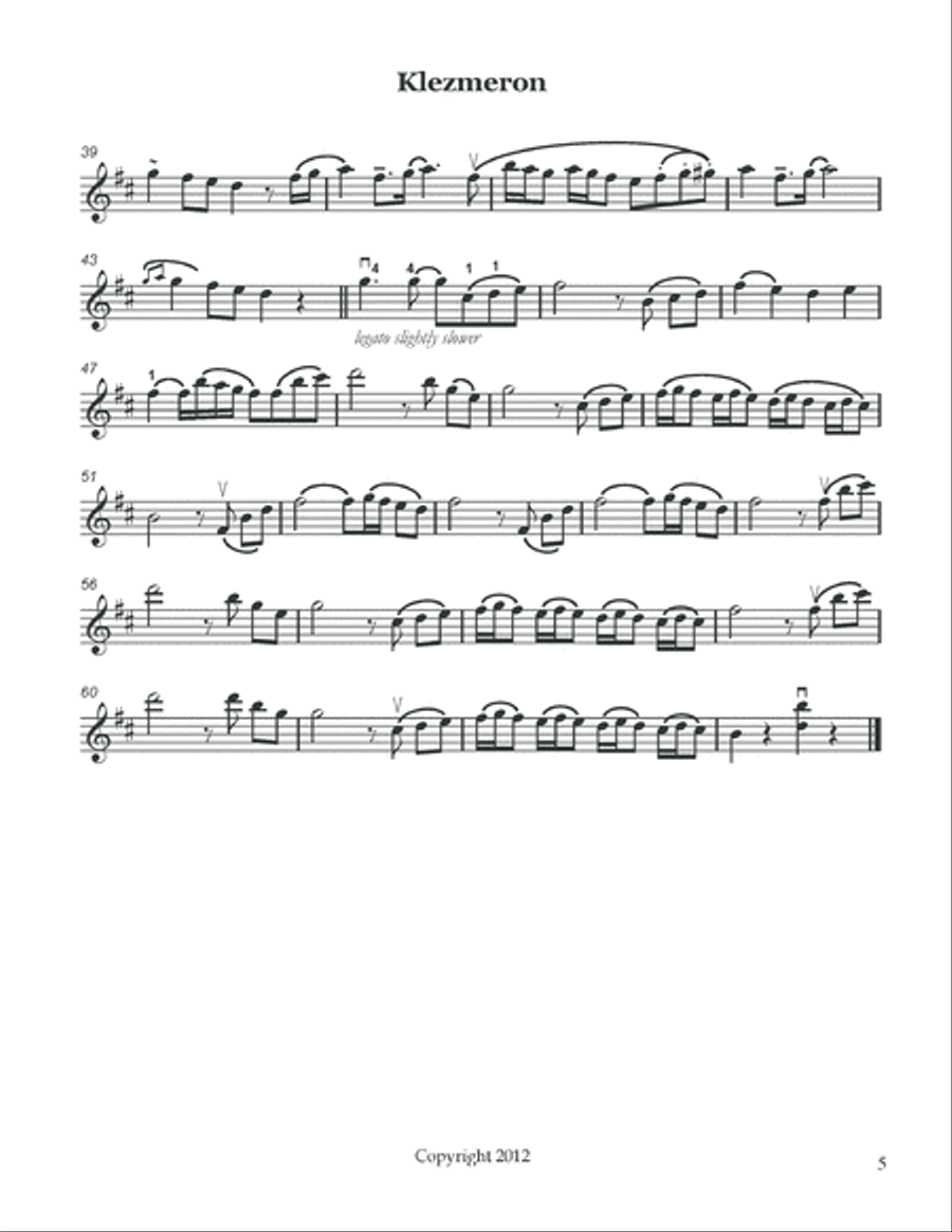 Smart Violin Method Book Five, for Violin and Piano Violin Solo scores gallery preview page 6