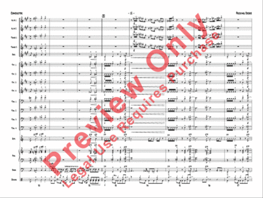 Pecking Order Jazz Ensemble scores gallery preview page 15