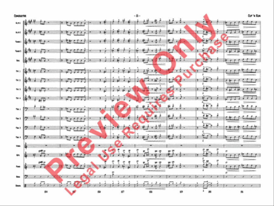 Cut 'n Run Jazz Ensemble scores gallery preview page 18