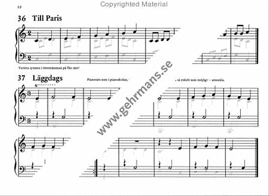 Flerhandigt 1 Piano Duet scores gallery preview page 6