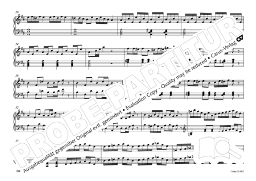 Pastoral music for organ, vol. 2: Germany, Bohemia, Austria, South Tyrol Organ Solo scores gallery preview page 105