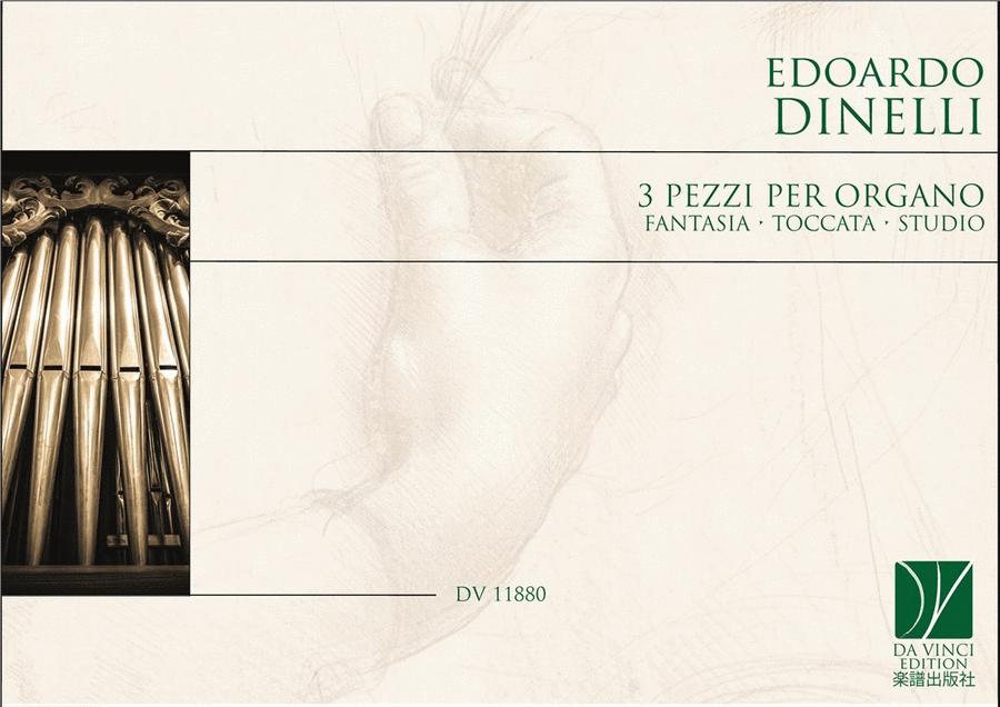 3 Pezzi per organo: Fantasia, Toccata, Studio Organ scores gallery preview page 1