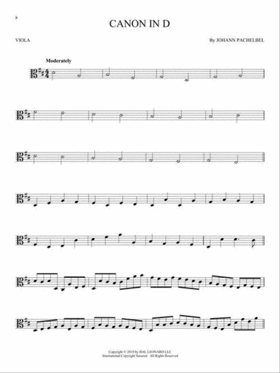 First 50 Songs You Should Play on the Viola Viola Solo scores gallery preview page 5