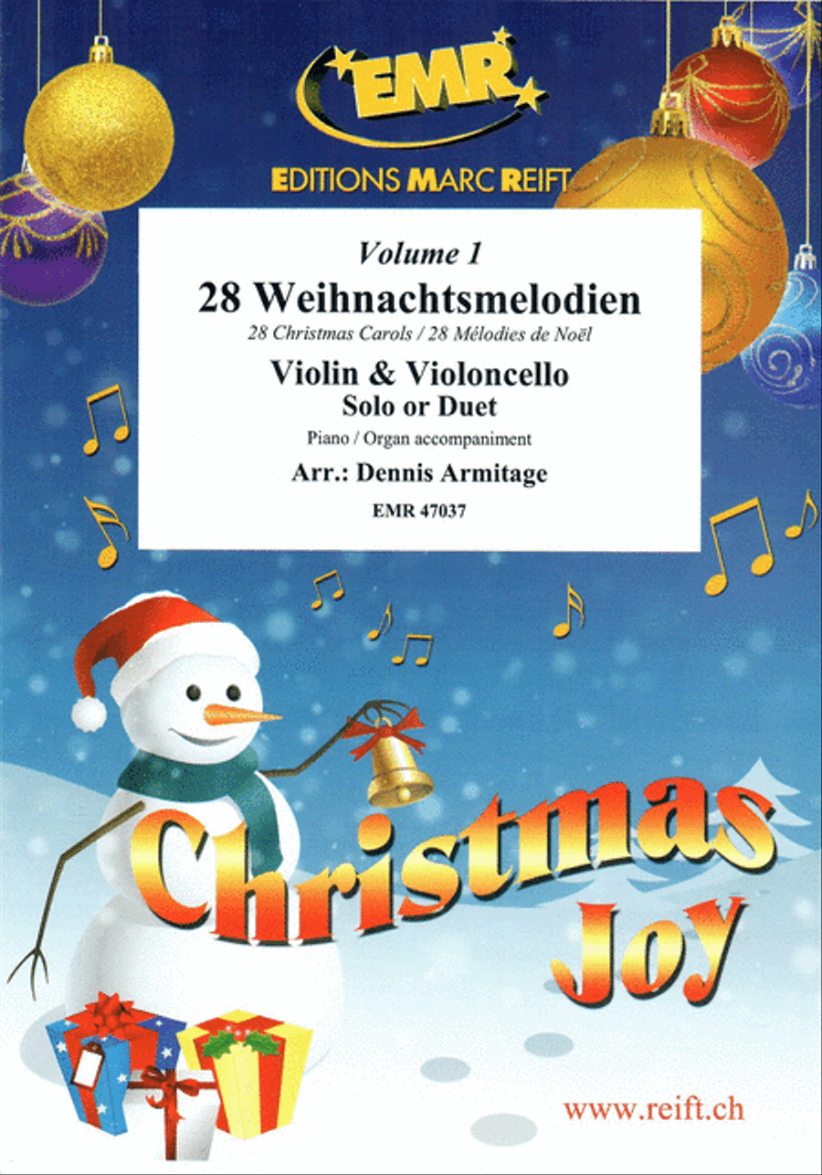 28 Weihnachtsmelodien Vol. 1 String Duet scores gallery preview page 1