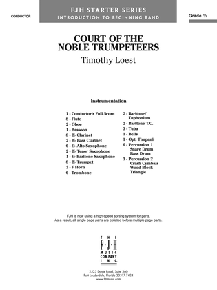 Court of the Noble Trumpeteers: Score