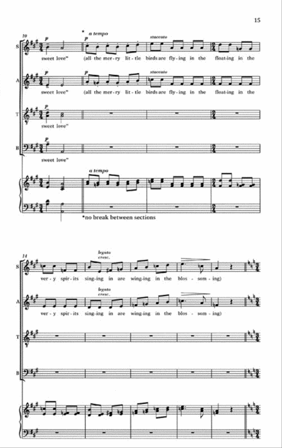 American Trio 4-Part scores gallery preview page 7
