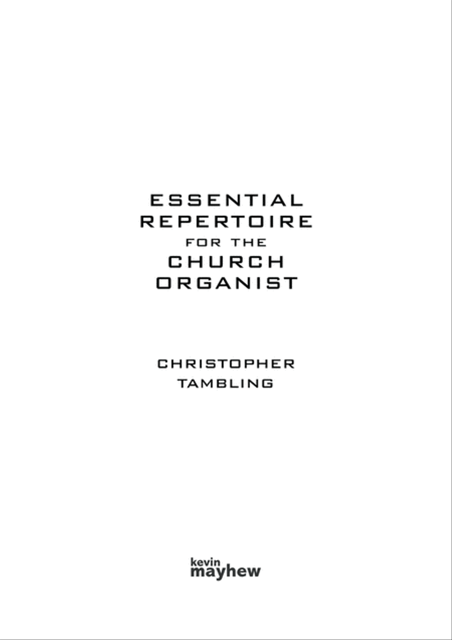 Essential Repertoire For The Church Organist Organ Solo scores gallery preview page 2