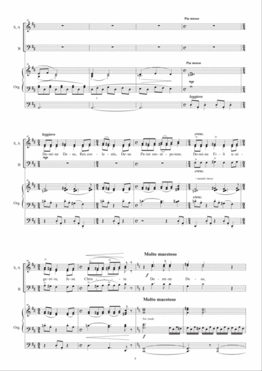 Newcastle Mass 3-Part scores gallery preview page 6