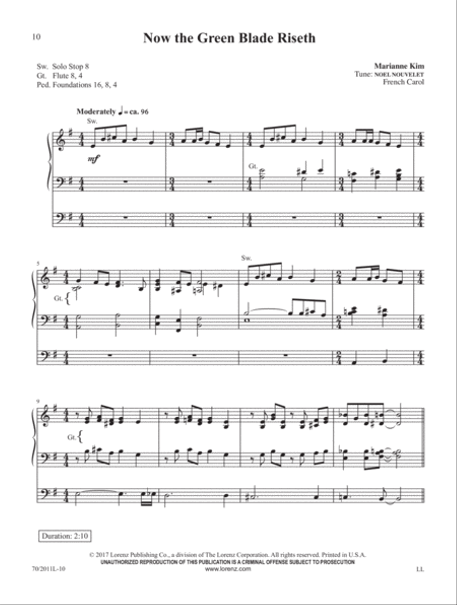 Easter and After Easter and After Organ Solo scores gallery preview page 5