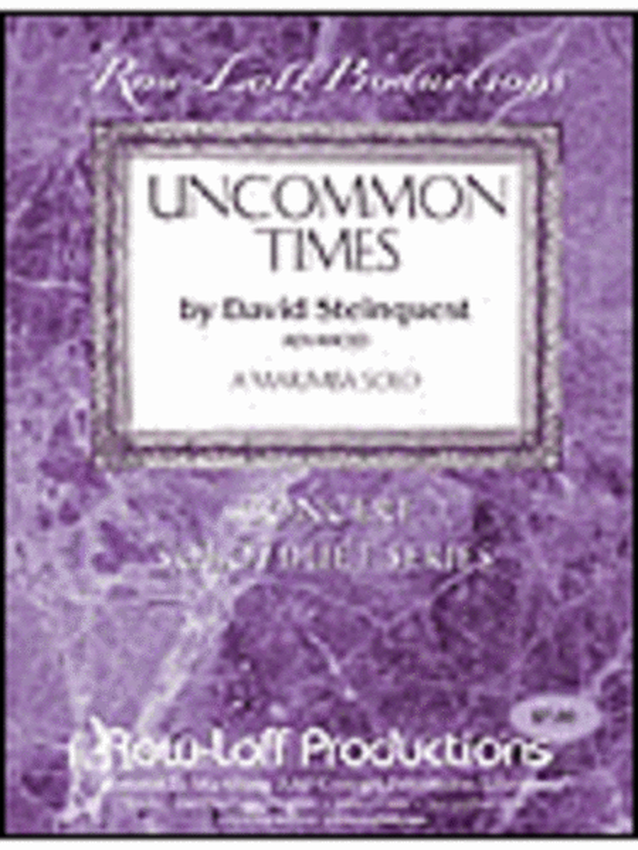 Uncommon Times - Marimba image number null