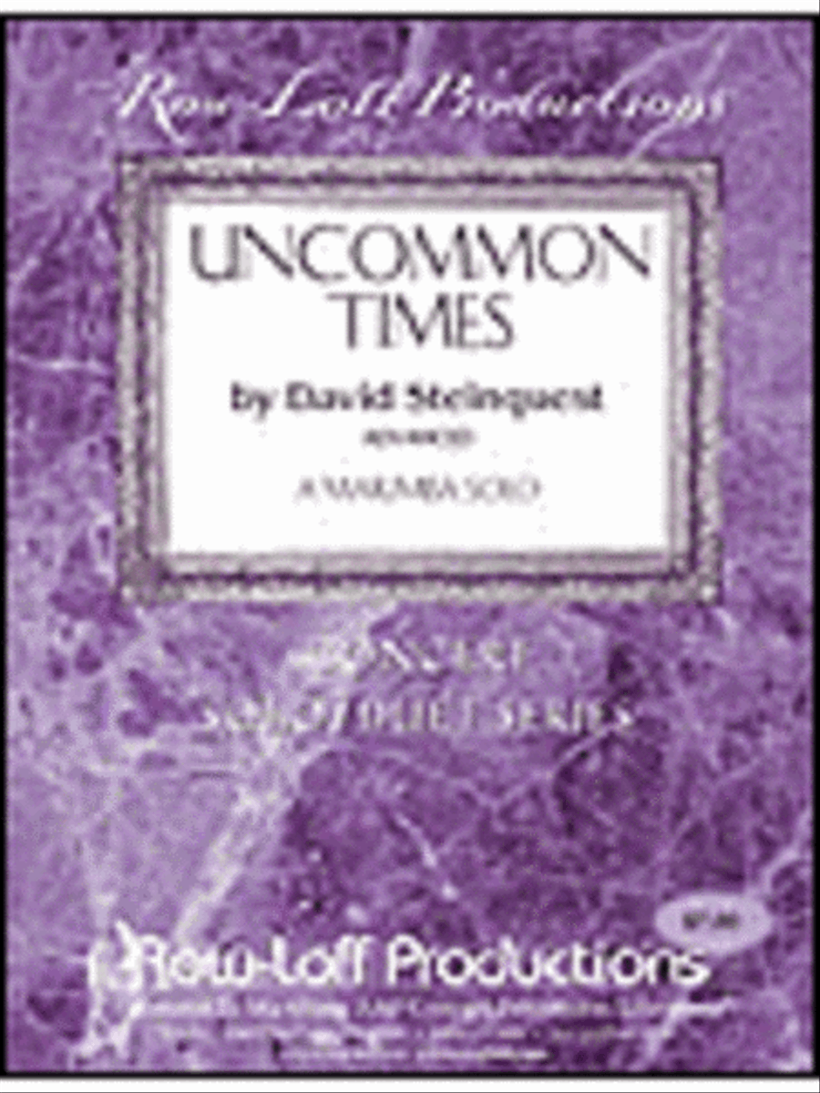 Uncommon Times - Marimba Marimba scores gallery preview page 1