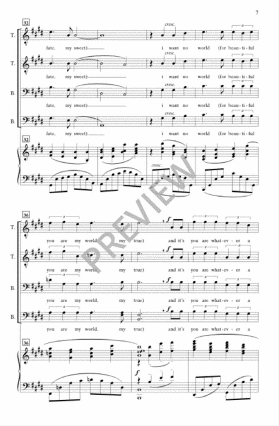 i carry your heart with me (TTBB) TTBB scores gallery preview page 6