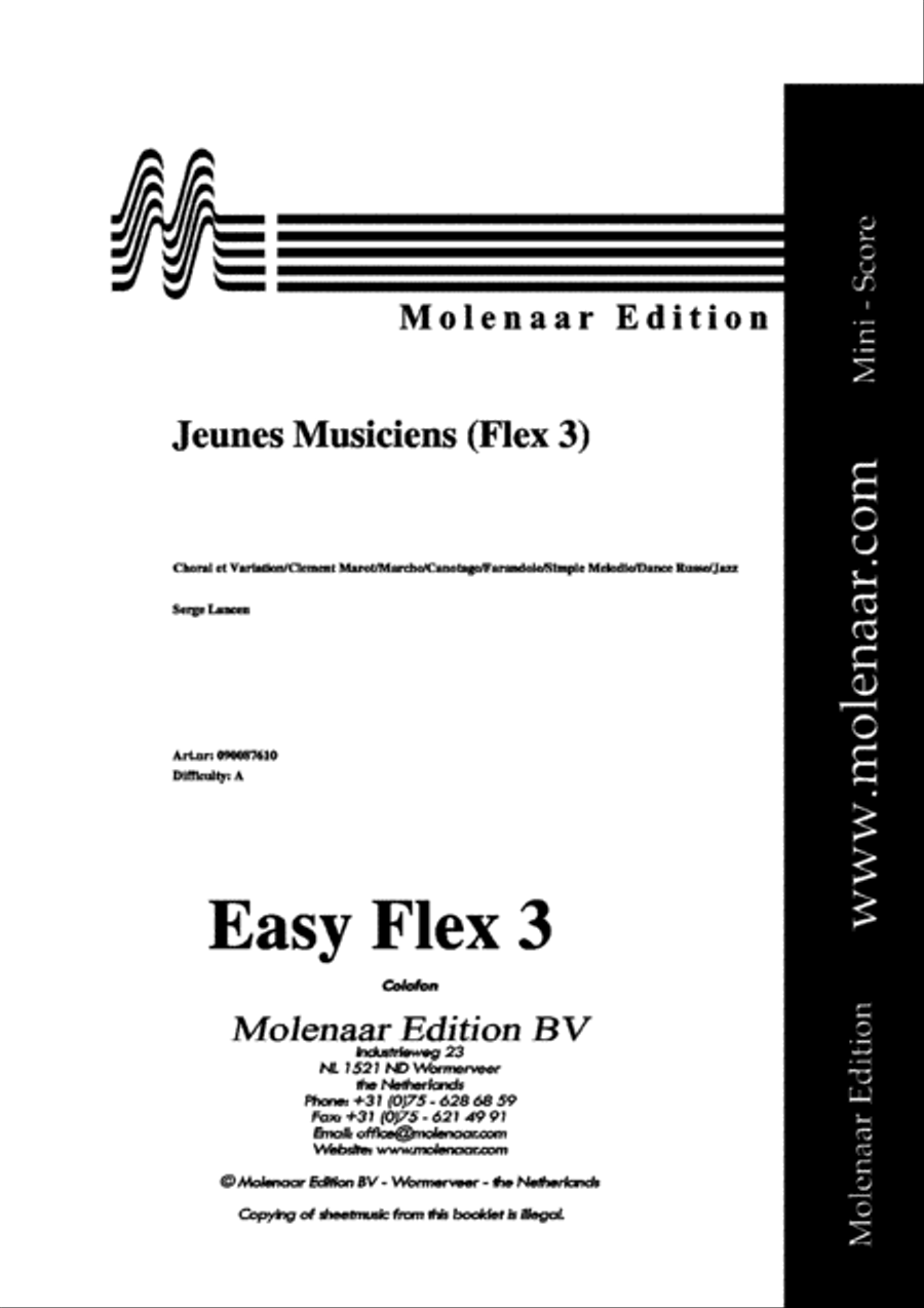 Jeunes Musiciens 1 (Flex 3) Flute Trio scores gallery preview page 2