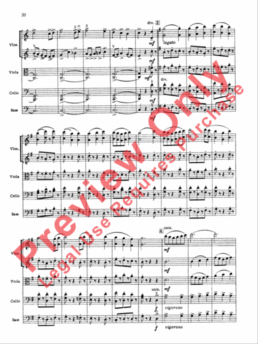 Suite of Carols String Orchestra scores gallery preview page 21