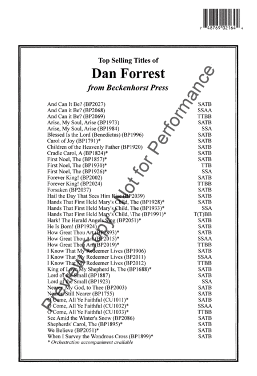 The Huron Carol 4-Part scores gallery preview page 17