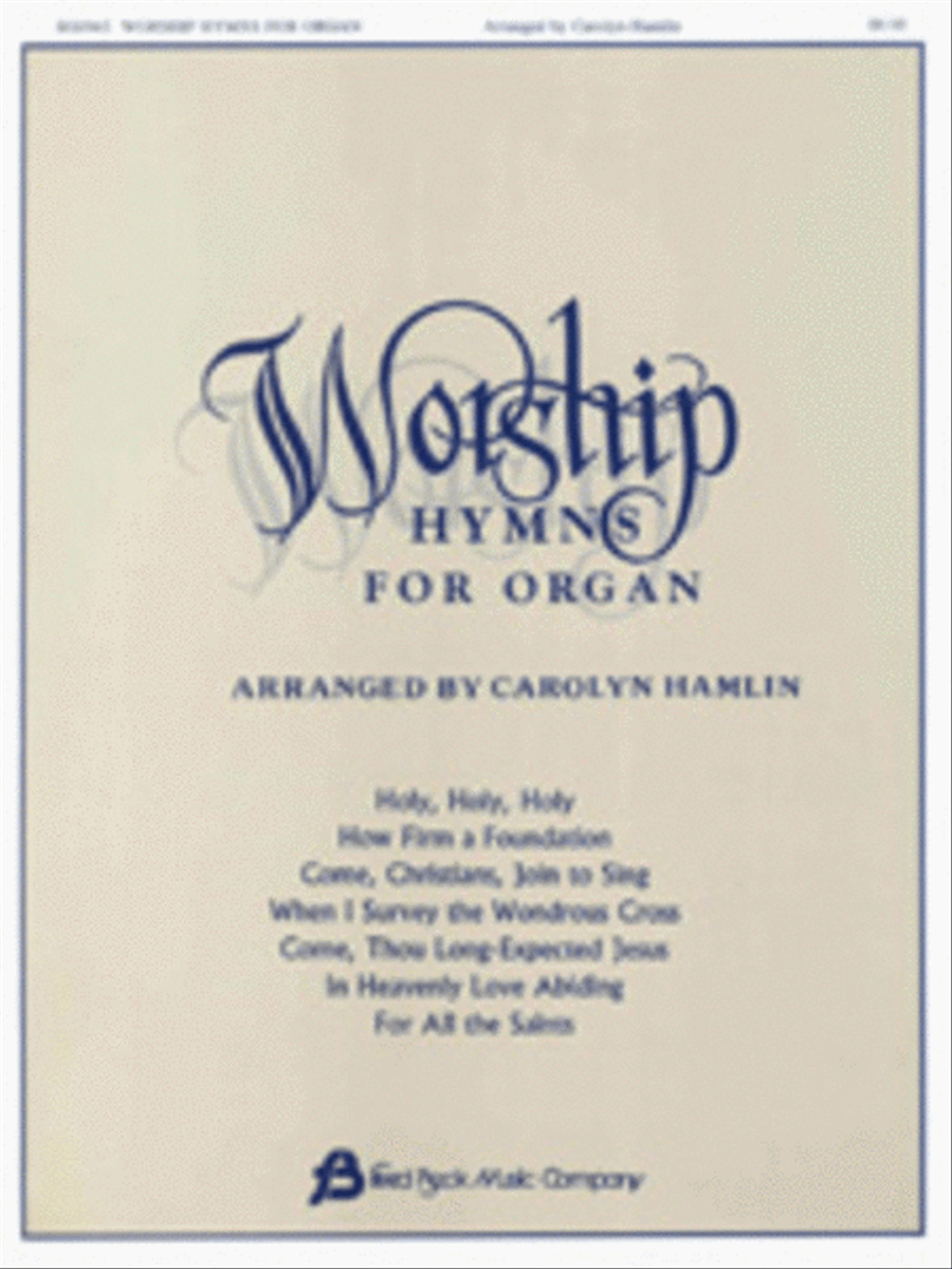 Worship Hymns for Organ – Volume 1 Organ scores gallery preview page 1