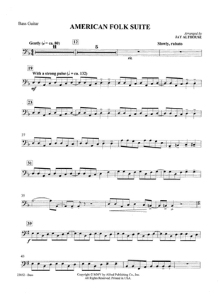 American Folk Suite: String Bass