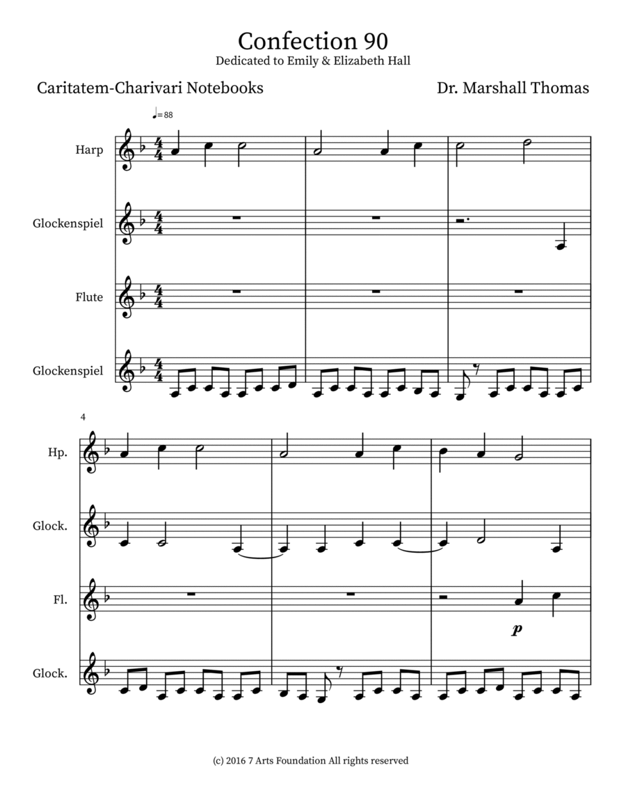 Confection 90 Confection 90 Flute scores gallery preview page 1