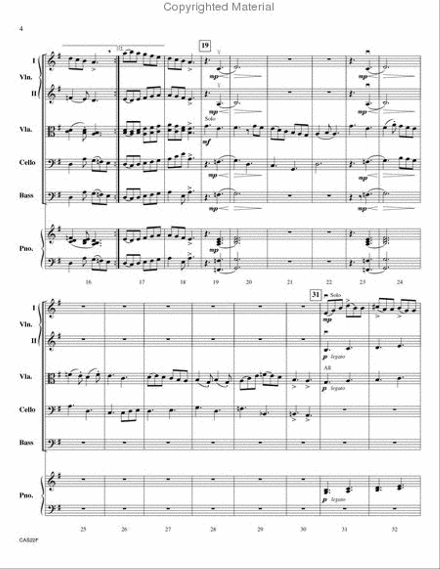 Rondo in the Nick of Time String Orchestra scores gallery preview page 3