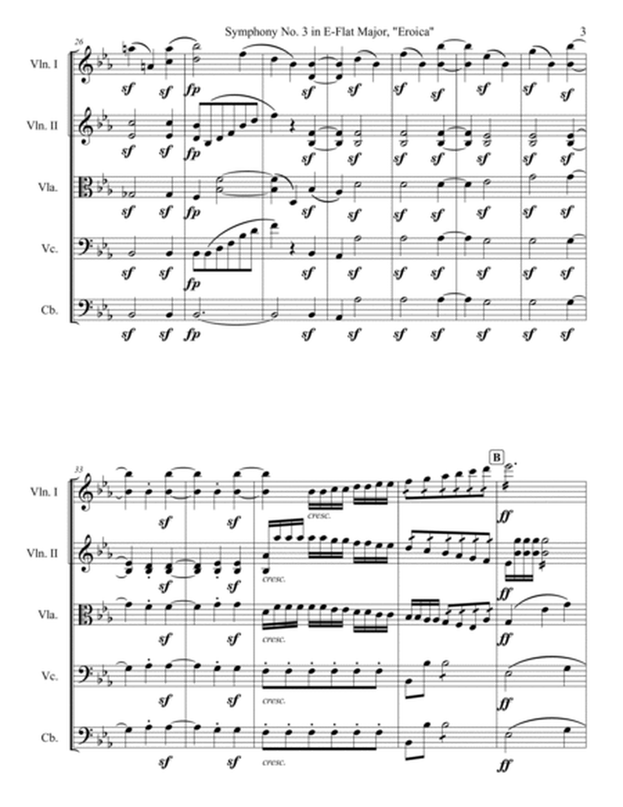Eroica Symphony (Transcribed for String Orchestra)