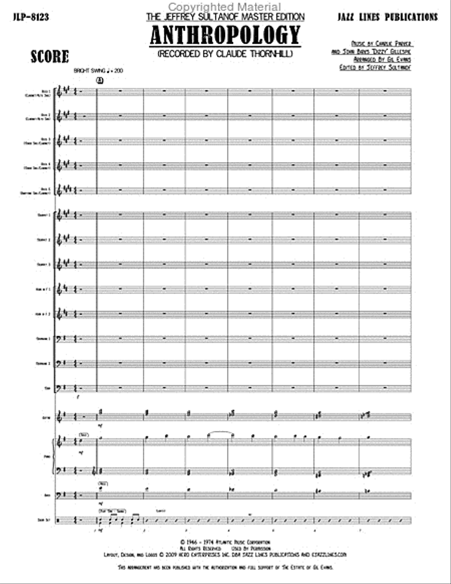 Anthropology Big Band scores gallery preview page 6