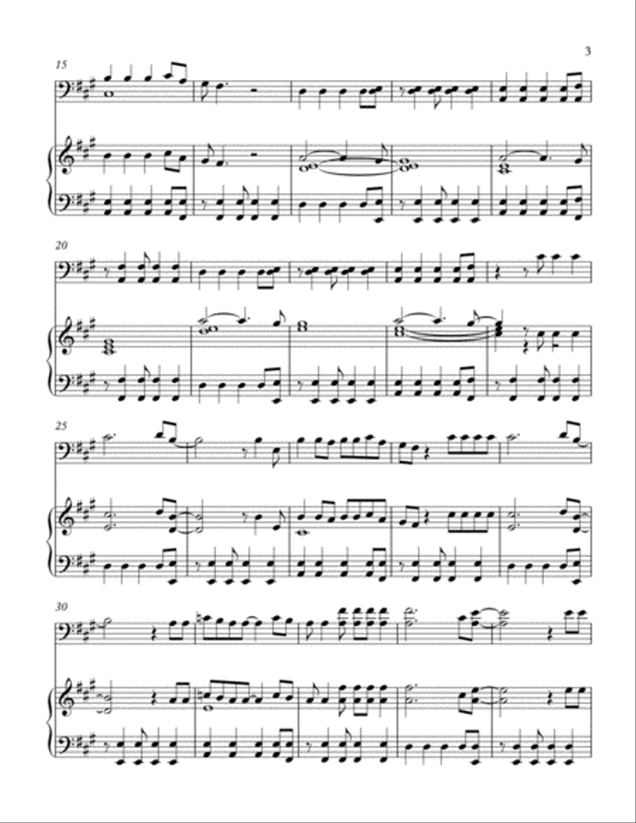 Viva La Vida Piano scores gallery preview page 3