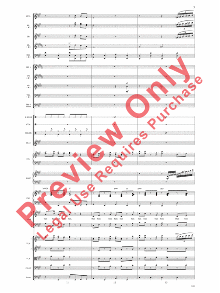 Theme from Elf Choir scores gallery preview page 6