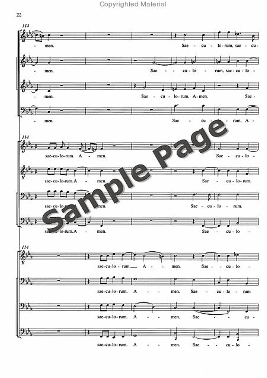 Magnificat Mixed Choir scores gallery preview page 23