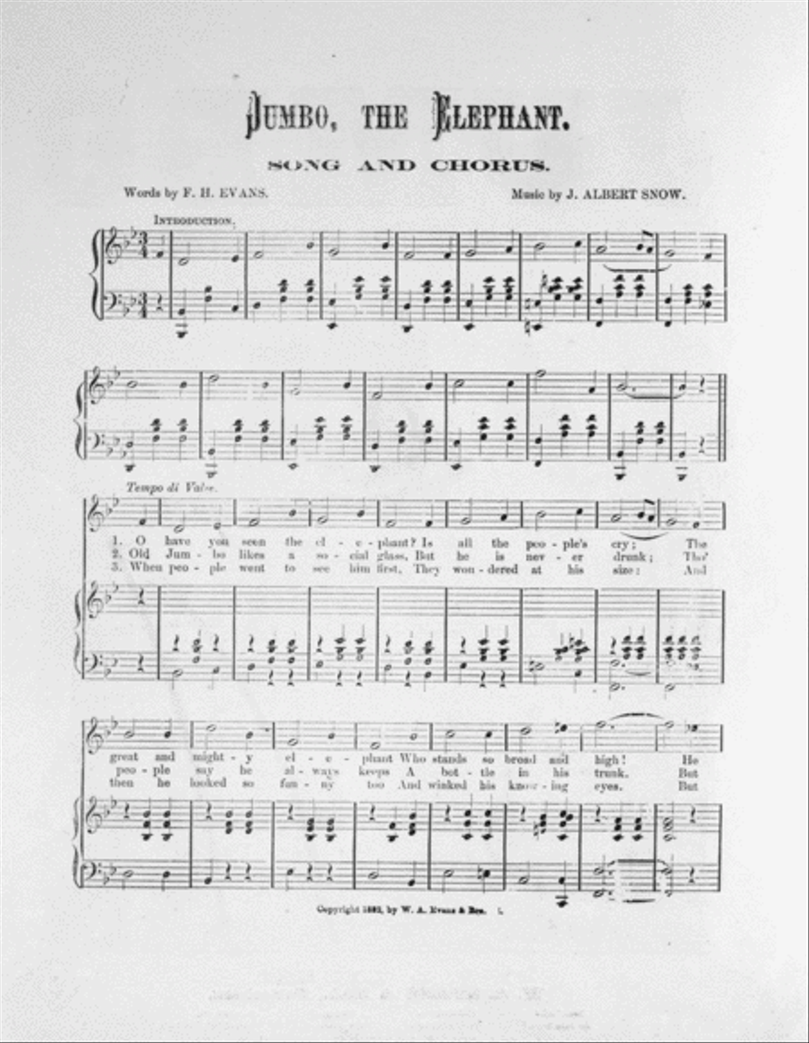 Jumbo. Song and Chorus Choir scores gallery preview page 2