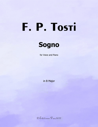 Sogno, by Tosti, in B Major