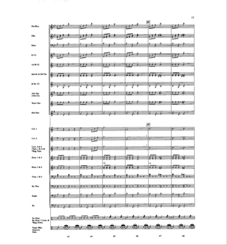 Sabre and Spurs Sabre and Spurs Concert Band scores gallery preview page 9