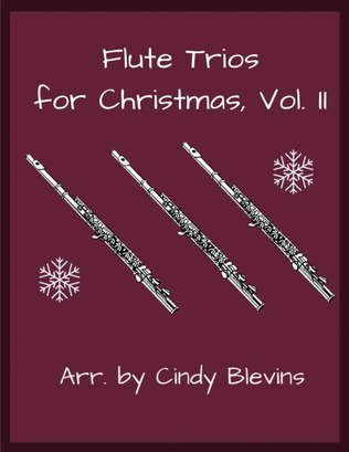 Book cover for Flute Trios for Christmas, Vol. II