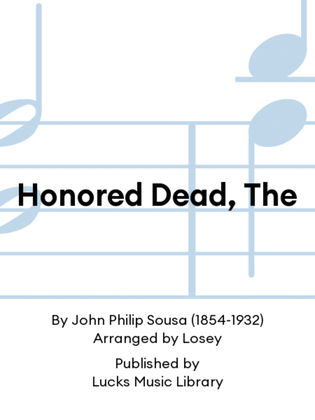 Book cover for Honored Dead, The