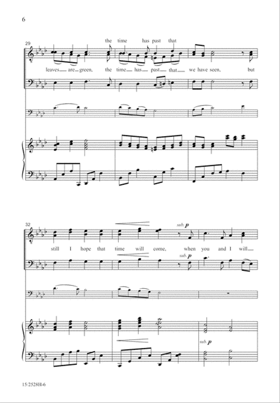 Black Is the Color of My True Love's Hair TTB scores gallery preview page 6