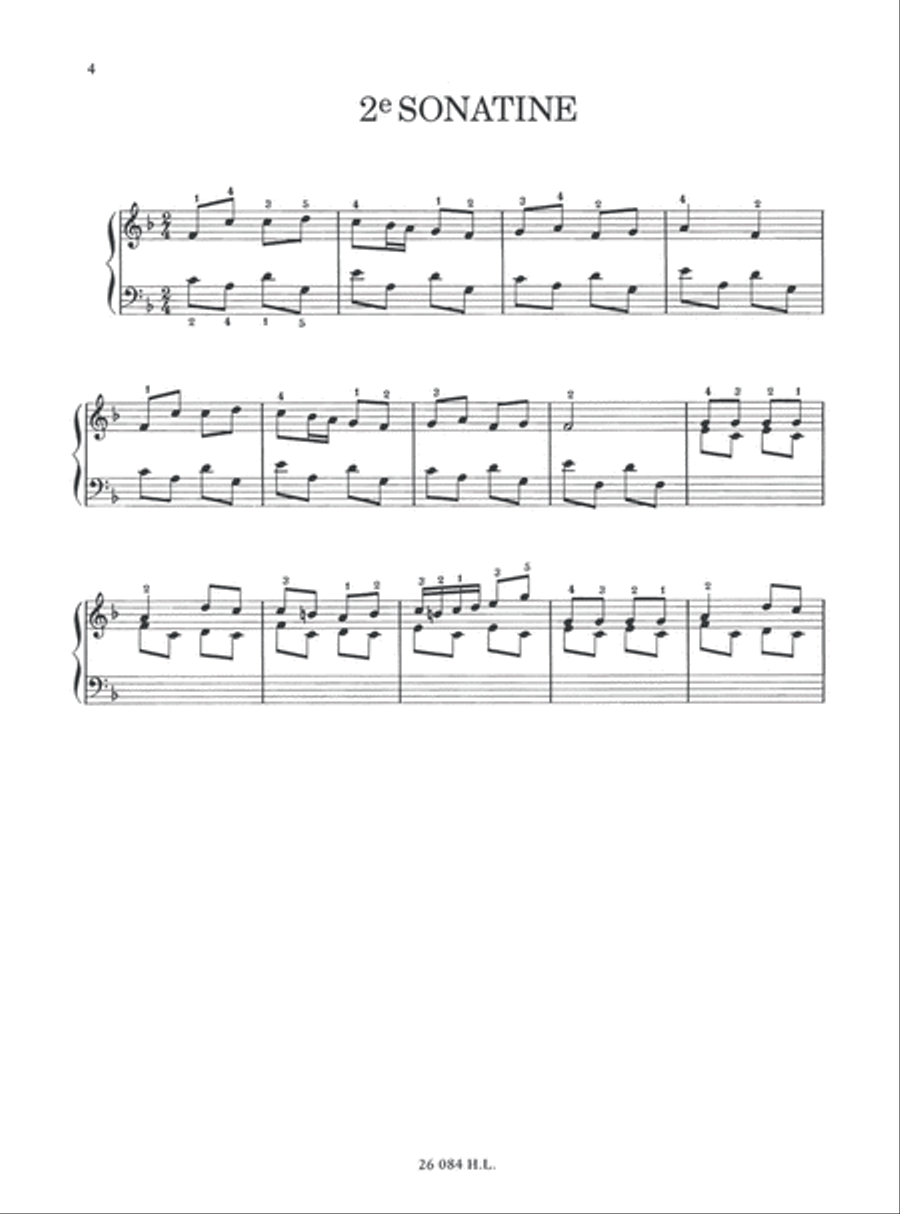 Sonatines (3) Sonatines (3) Piano Solo scores gallery preview page 3