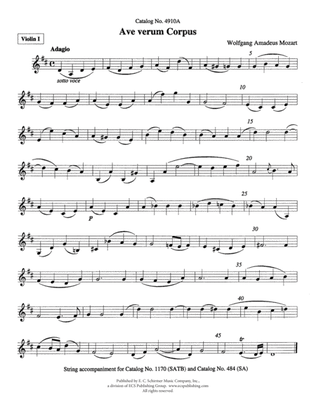 Ave verum Corpus (Downloadable Violin I Part)