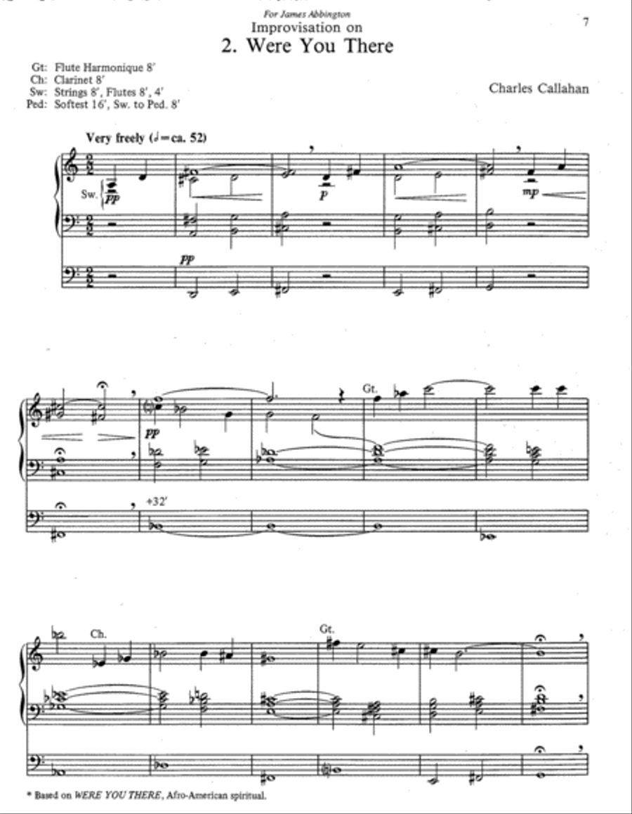 A Lenten Suite Organ scores gallery preview page 3