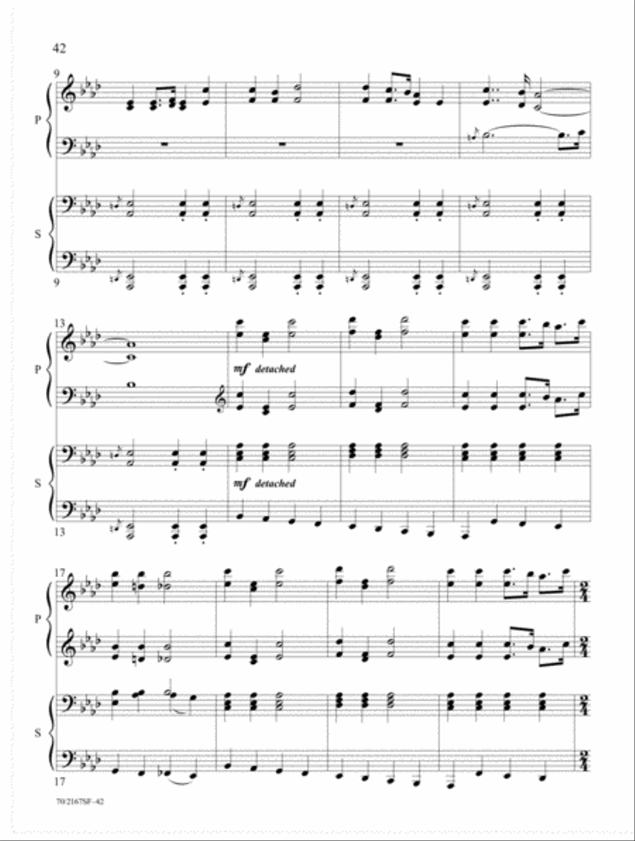 Savior, Lead Us Savior, Lead Us Piano Duet scores gallery preview page 15