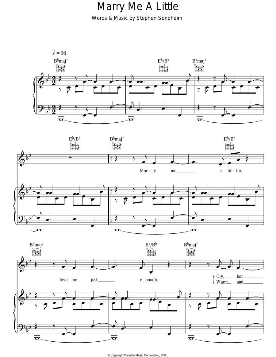 Marry Me A Little Guitar scores gallery preview page 1