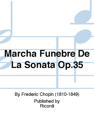 Marcha Funebre De La Sonata Op.35