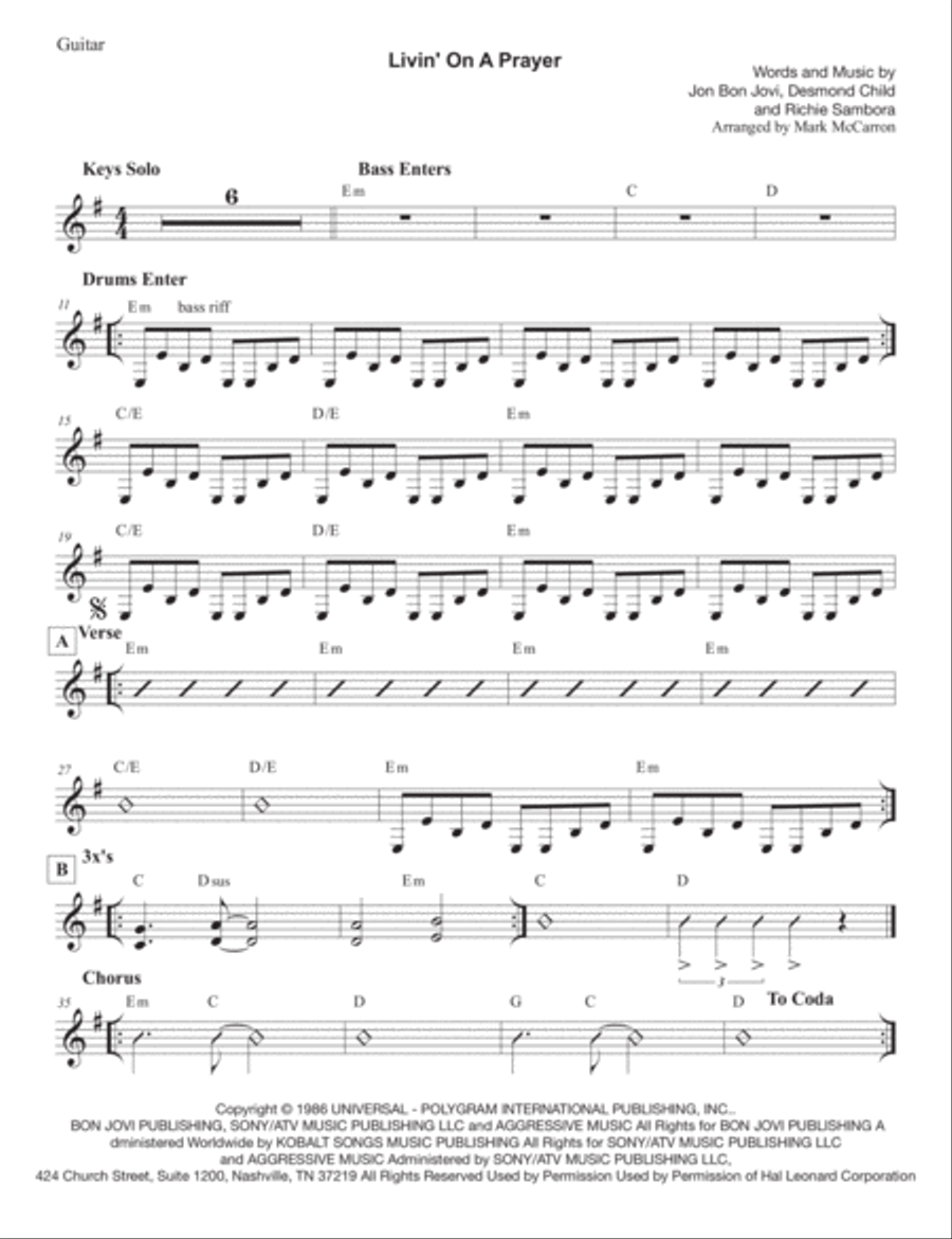 Livin' On A Prayer String Duet scores gallery preview page 5