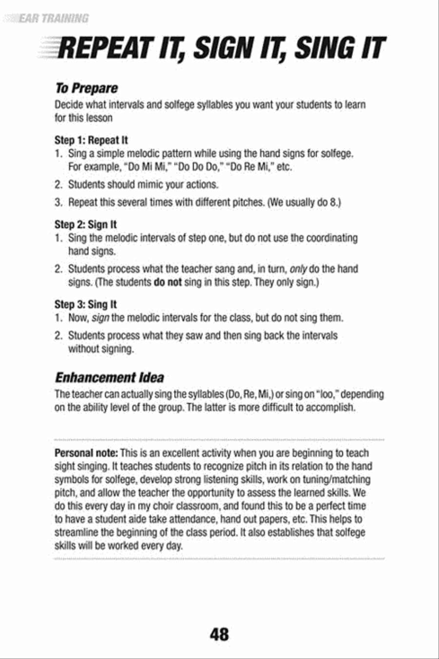 Quick Starts for Young Choirs Children's Choir scores gallery preview page 7