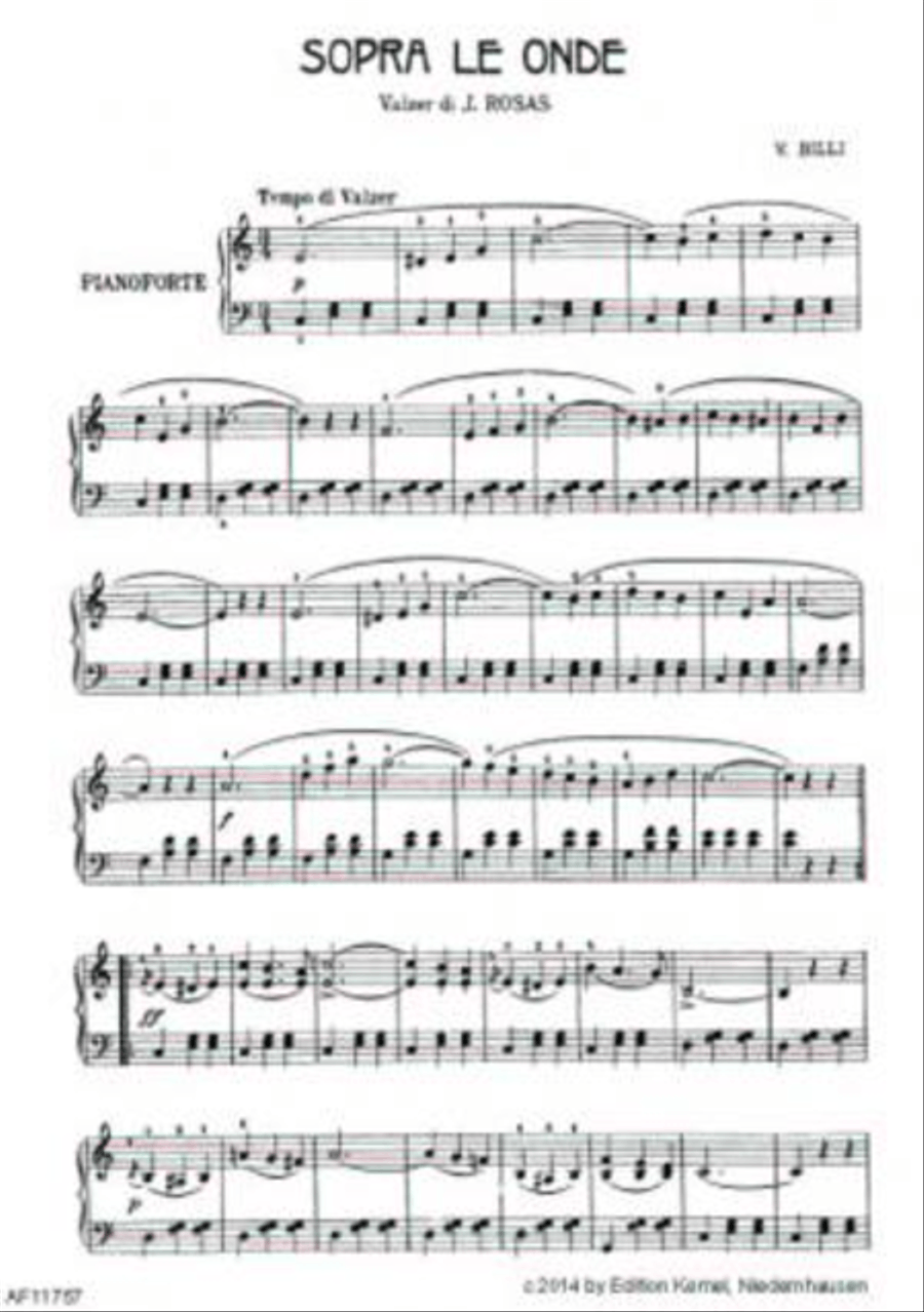 Sopra le onde Sopra le onde Piano Solo scores gallery preview page 1