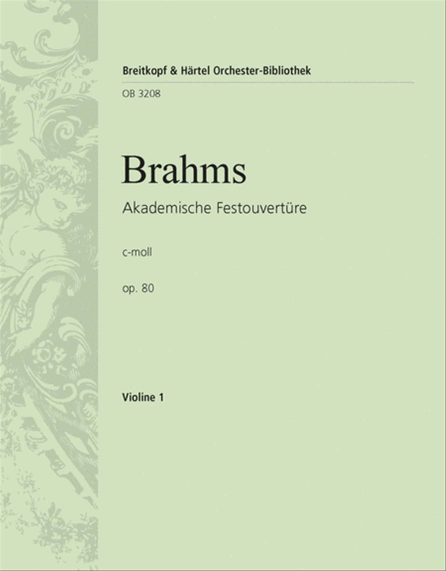 Academic Festival Overture in C minor Op. 80 Orchestra scores gallery preview page 1