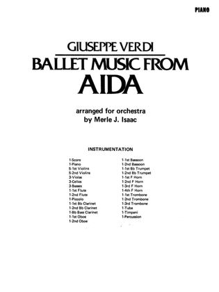 Ballet Music from Aïda: Piano Accompaniment